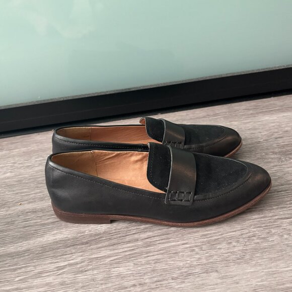 Madewell "The Alex Loafer in Leather" and Suede - Women's 6 - Picture 5 of 8